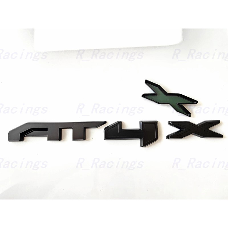 Auto Front Grill Matte Black AT4X OVERLAY Emblem 2023+GMC Sierra
