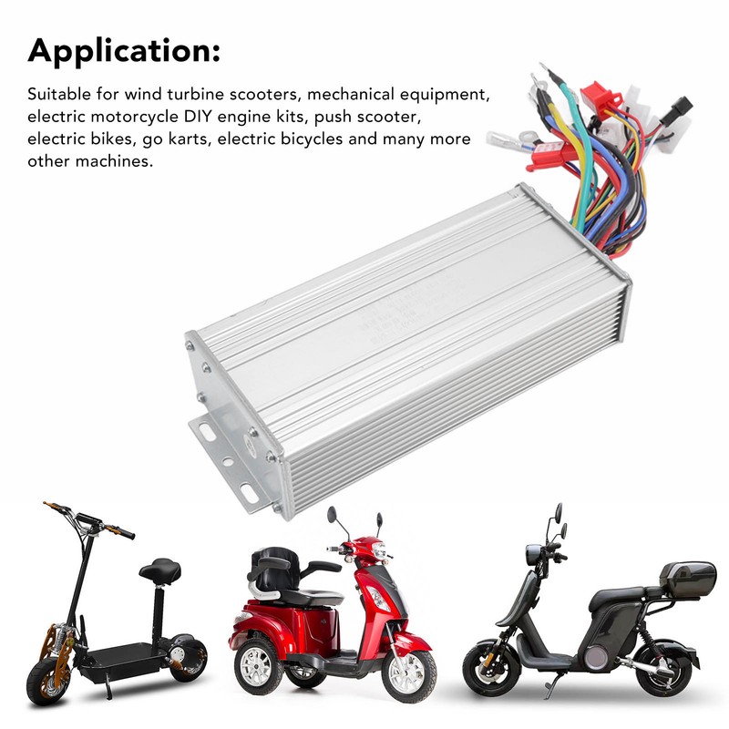 48‑64V Brushless Motor Controller 800W to 1000W Waterproof Aluminum Alloy