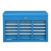 Blue 5-Drawer Lockable Steel Tool Chest Heavy Duty 330 Lbs