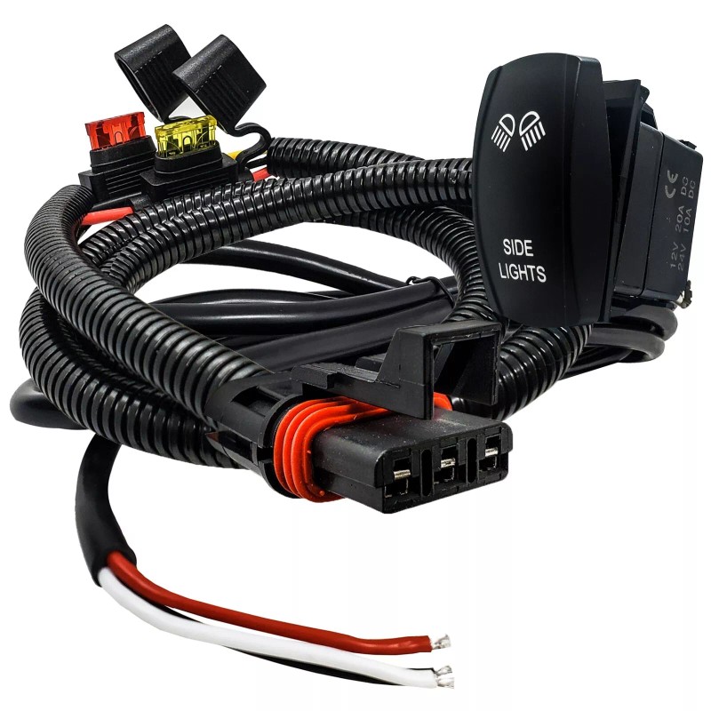 OZ-USA Pulse Power Bus Bar Plug 3-Wire Side Light Harness