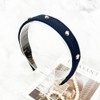 Burnaby Navy Silver Pendant Hairband / 버나비 네이비 실버 팬던트
