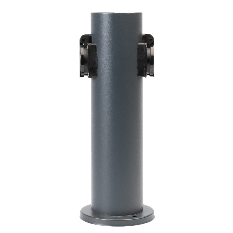 Grafner Stainless Steel Design Garden Socket with 2 Sockets, 3600