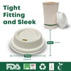 DISPOSABLE GREEN - NEXTGEN Coffee Cups Lid, Double Wall Disposable