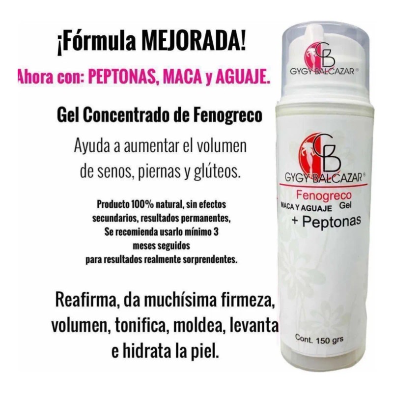 Kit Fenogreco + Peptonas. Aumenta Piernas Y Glúteos.