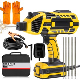 Portable Welding Machine 110V, ARC Handheld Welder with 2025 Upgraded IGBT Inverter, Stick Welder with 5 Variable Current Adjustment 20-120A for 3/32"-1/8" Rods, DIY, Professional Use, Repair, Gift