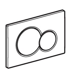 GEBERIT Sigma 01 115.770.11.5 Flush-Mounted Flush White