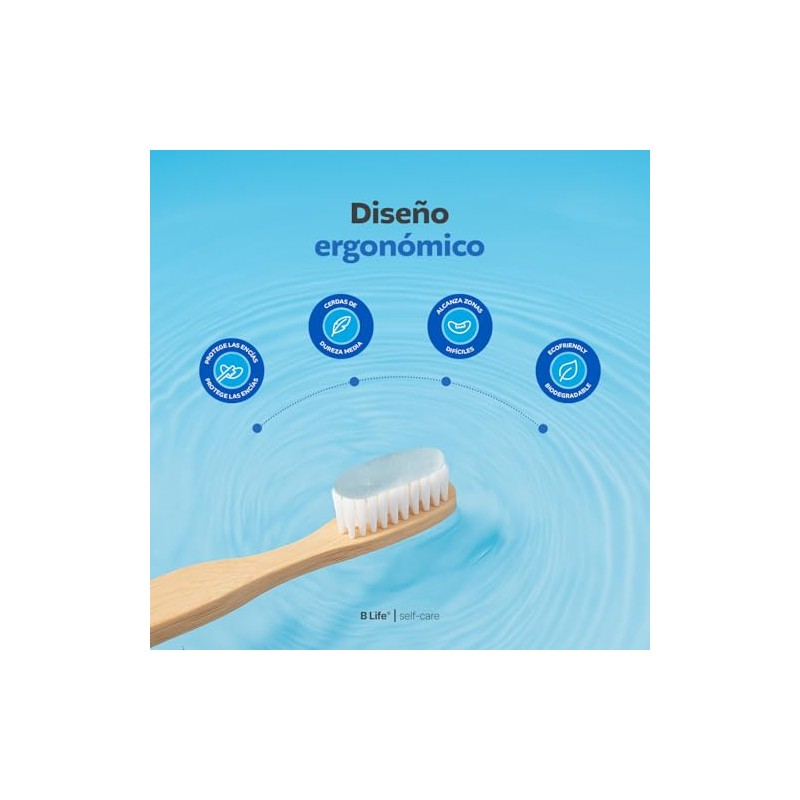 B Life Cepillos De Dientes De Bambú | Kit Con