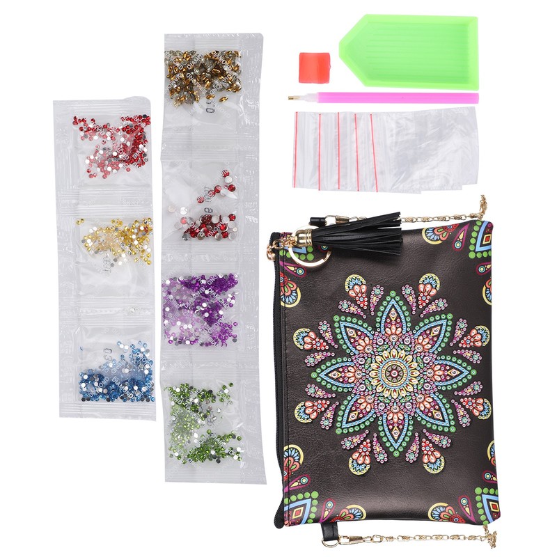 DIY Diamond Painting Purse 5D Women's Coin Wallet Cosmetic Storage