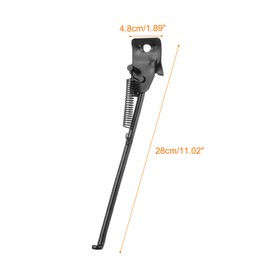 HARFINGTON Back Bike Kickstand for 20 Inch Wheel Bicycle Single-Side Kick Stand Rear Mount Bikes Support Racks, Black