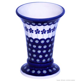 Bunzlauer Vase / Flower Vase in Decoration 166a