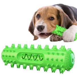 Durable Dog Chew Toy,Indestructible Bone for Aggressive Chewers,Promotes Dental Health and Teething Relief,Puppy Teething Bone Toy(Green)