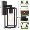 Upgraded Motion Sensor Outdoor Wall Light, 10.6” Small Dusk to