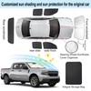 TINGLU Window Shades for Ford Maverick 2022-2024 2025 Accessories Car