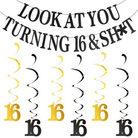 FASOTY 16th Birthday Decorations