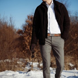 CHAOREN CHAOREN Leather Ratchet Belt Men - Customizable Fit, Effortless Style (35mm)