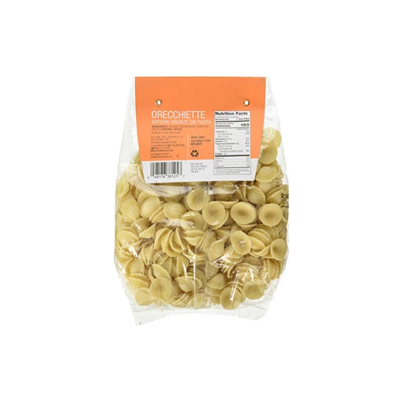 Compagnia Sanremo Pasta Italian Organic Orecchiette Pasta - 100% Durum