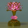 Dharma Set Buddhism Singing Buddha Lotus Lamp for Buddhist Music