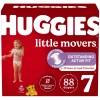Huggies Size 7 Diapers, Little Movers Baby Diapers, Size 7