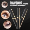 Black Electric Eyelash Curler LongLasting Heated Curler USB Charge Eyelash