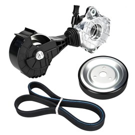 Drive Belt Tensioner Assembly with Idler Friction Wheel, Water Pump Pulley &1060352 Serpentine Belt Kit Fit for Mini Cooper/Cooper Paceman/Cooper Countryman 2007-2016 OE#11287598833 11517545958
