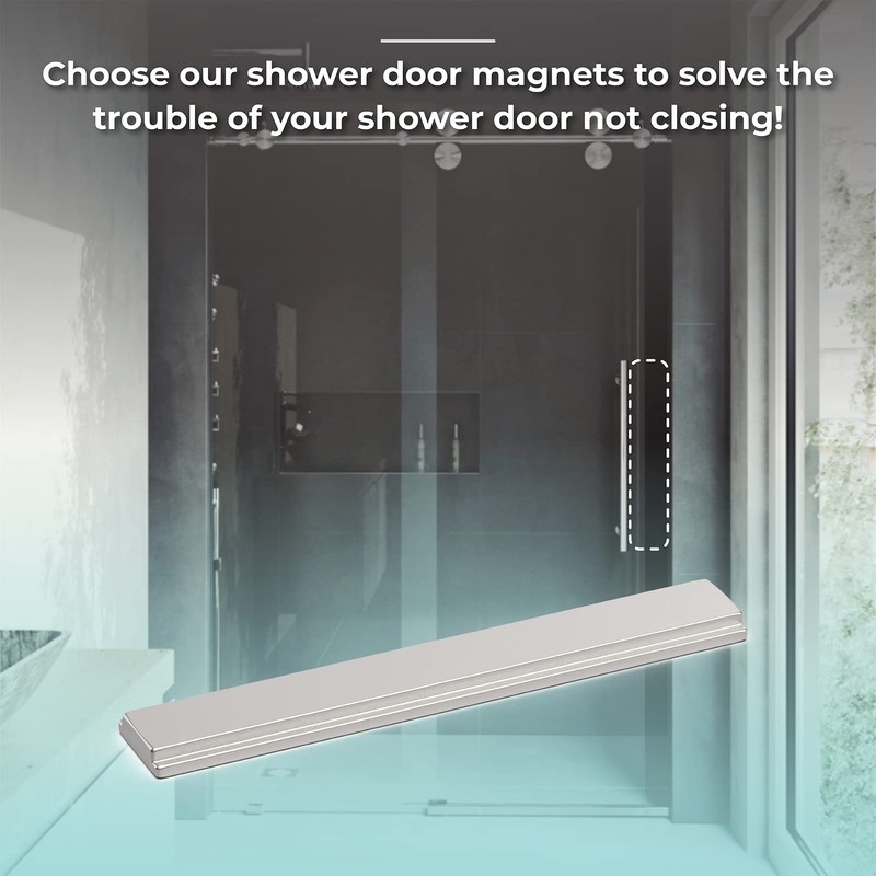 Shuisen Shower Door Magnet, 2-1/2" Glass Door Magnet Replacement for