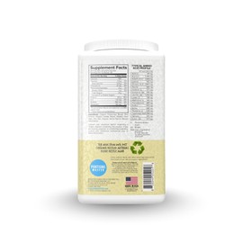 Portions Master Plant Protein Organic Plant Based Protein Powder with Fermented Brown Rice Complete Amino Acid Profile Vegan Non GMO Gluten Free (750g, Vanilla)