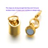 Zpsolution Screw-in Locking Magnetic Jewelry Clasps for Necklace 6mm