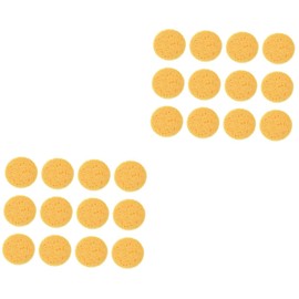 Minkissy 24pcs Natural Cellulose Face Sponge Exfoliating Scrub Pad Bathing Skin Care Treatment Safe Face Puff