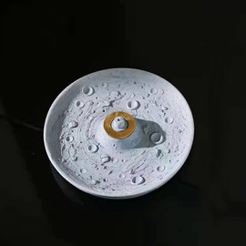 KNPD Earth Model Mosquito Coil Holder Stand (Round Gray) WZ 146 10 Pcs