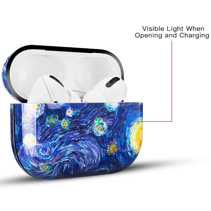 ZPYOU - Funda compatible con AirPods Pro de 2ª/1ª generación,