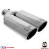 DC Sports EX-2012 Universal Bolt On Exhaust Tip Fits 1.5"