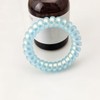 HONAMWINPRO Hair Ties Brown Grey Blue Red Green Black SIX