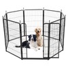 Dog Playpen,40 inch(H) 18 Ft(L) 8 Panels Dog Fence Indoor/Outdoor,Heavy