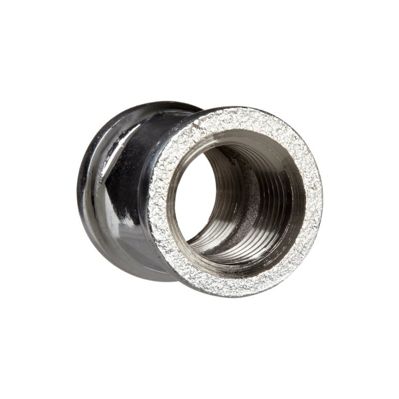Chrome Plated Brass Pipe Fitting, Coupling , 1/2" NPT Female