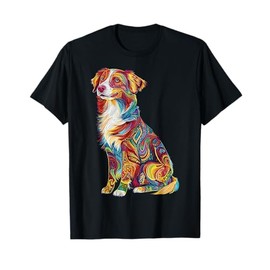 Nova Scotia Duck Tolling Retriever Dog Pet Artwork Mandala T-Shirt