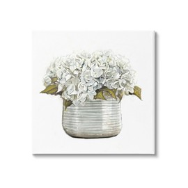 Stupell Industries Country Floral Planter Blooms Canvas Wall Art, Design by Ziwei Li