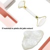Rodillo Masaje Facial De Jade Roller Antienvejecimiento