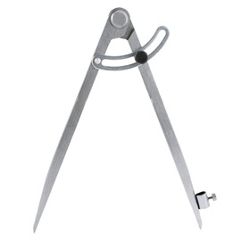 Thursday April Large Pencil Marking Compass Leather Compass Wing Leather Divider Rotating Tool Spacing Scratch Compass Maker Tearer Marking Wing Divider (200 mm)