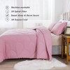 ELNIDO QUEEN® Pink Queen Comforter Set with 2 Pillow Shams