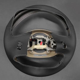 MEWANT Steering Wheel Cover Compatible with Excursion 2002-2005 F-250 F-350 F-450 F-550 2003-2007 Microfiber Leather Steering Wheel Wrap