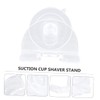 KOMBIUDA 2pcs Suction Cup Razor Holder for Men Bath Razor