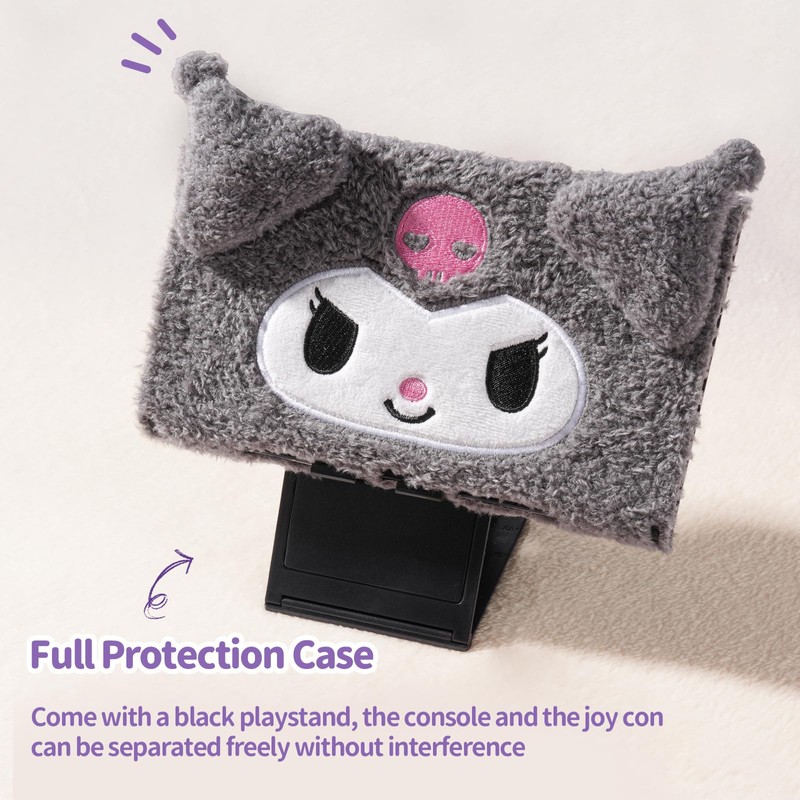 Kuitmor Cute Plush Protective Case Compatible with Switch 2 (2025),