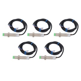 5PCS Proximity Switch M18x1 Approach Sensor for Distance Detection 2 Wire Normally Close 90‑250VAC