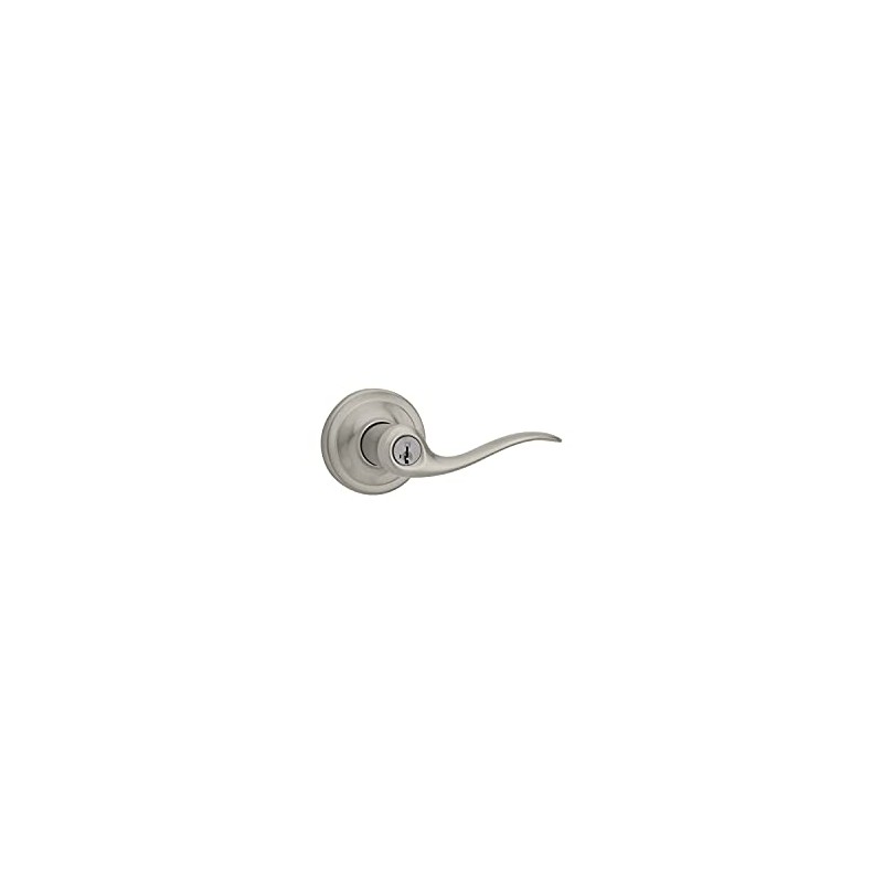 Kwikset Signature Series 97402-732 Satin Nickel SmartKey Tustin Entry Lever