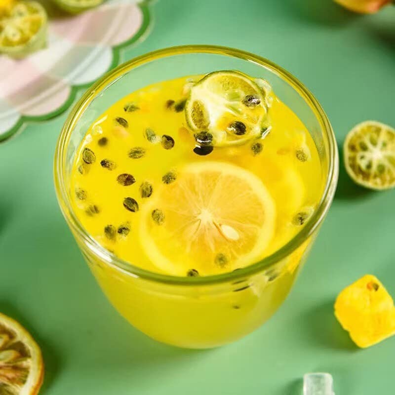 Passion Fruit Lemon Tea - Green & Golden Orange Blend,