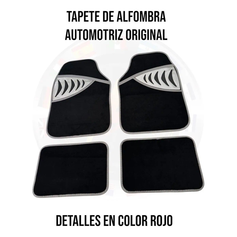 4 Tapetes De Alfombra Original Uso Rudo Autos Y Camionetas