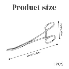 pcsfoe Fishing hook release pliers, hook remover, fishing pliers, artery clamp, fishing pliers, hook remover pliers, 18 cm curved fishing pliers, hook remover pliers, hook remover, artery clamp