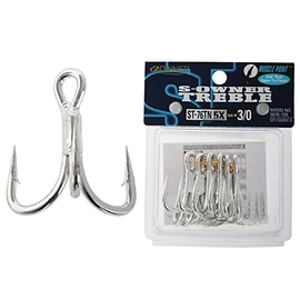 Owner ST-76TN Treble - Size: 3/0 - 6 Pcs Per Pack