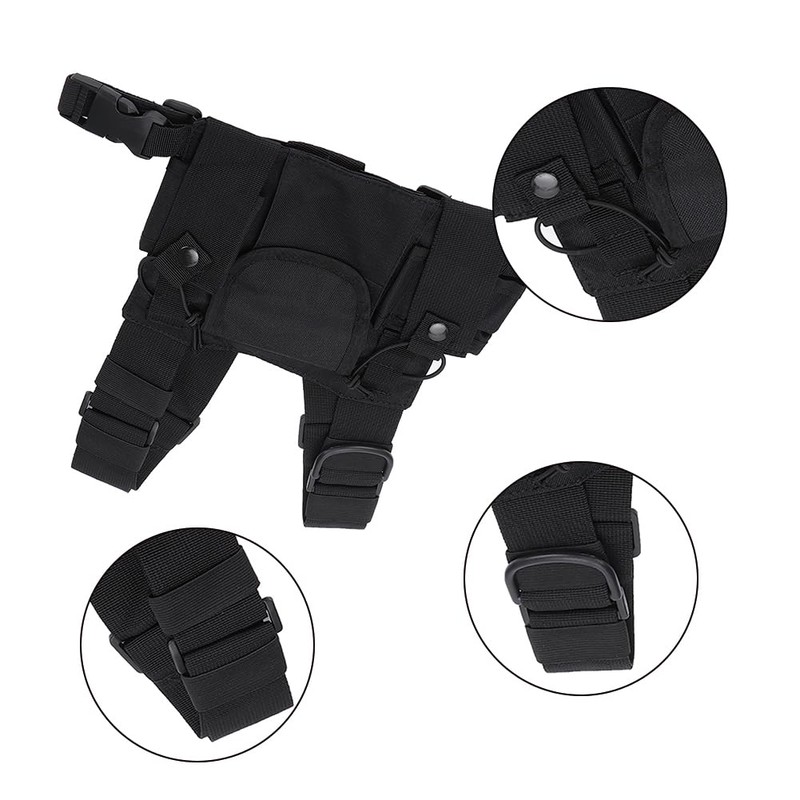 Leopacat Chest Bag, Walkie Talkies Tactical Radio Harness Vest Military