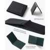 maskfactory stwees bifold leather wallets - Ultra slim, RFID, Front
